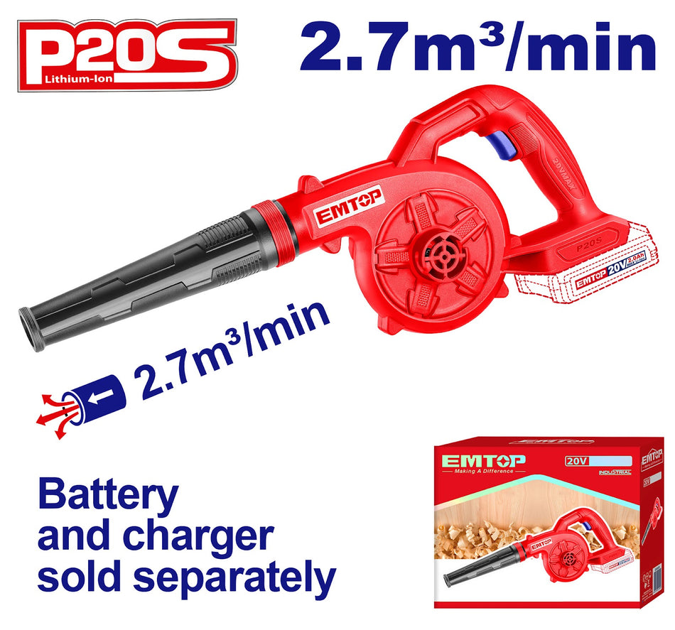 Cordless blower machine elab20028 no battery