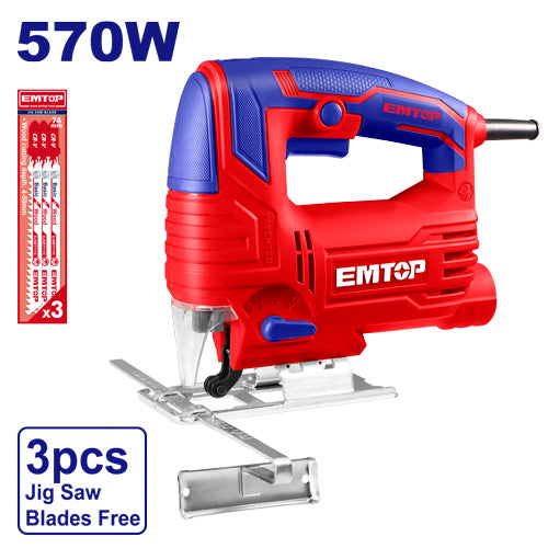 Jig saw machine emtop ejsw5701 570w